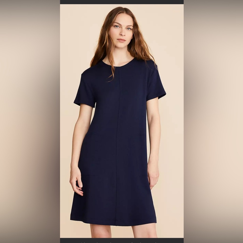 Lou & Grey Signaturesoft mini pocket dress